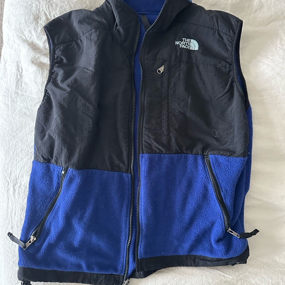 The North Face Men's Black and Blue Jacket